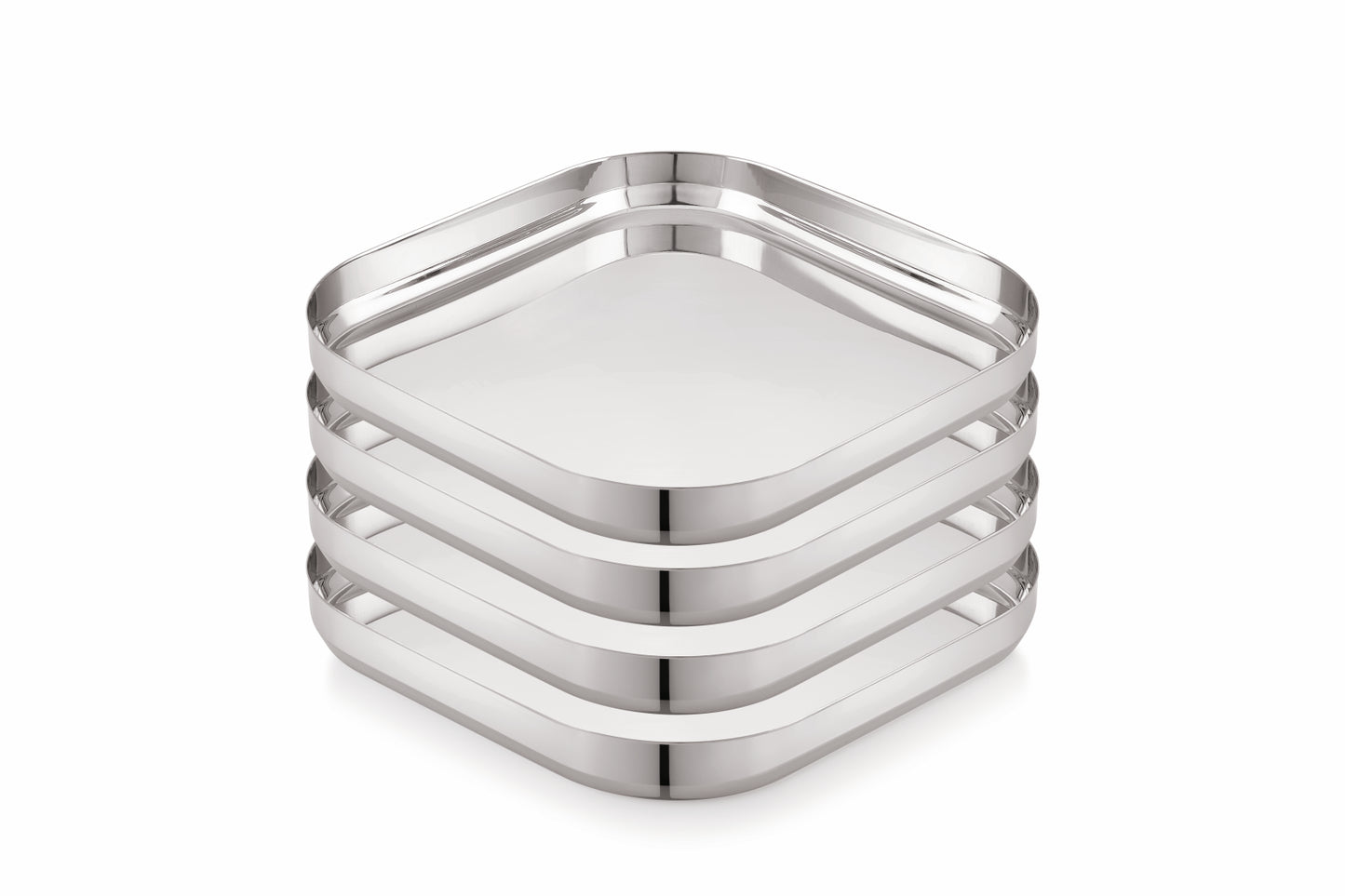 Deep Square Plates | Pack of 4 & 6