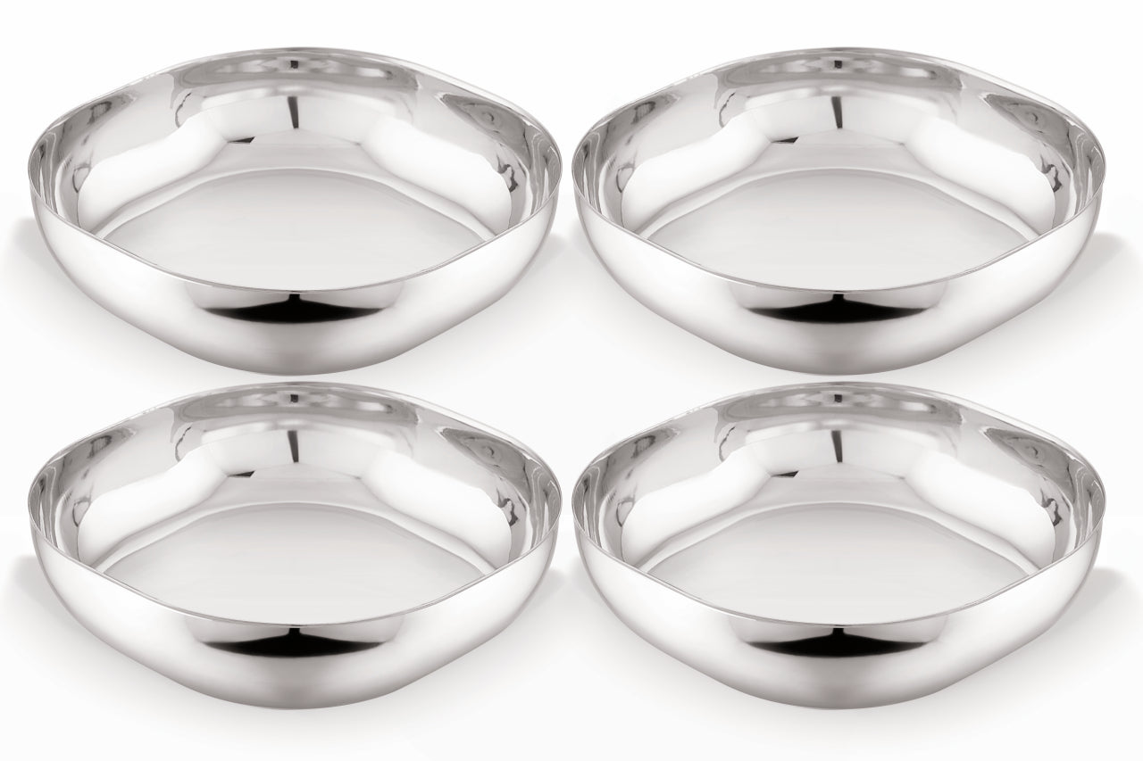 Snack / Chaat Plates | Pack of 4 & 6