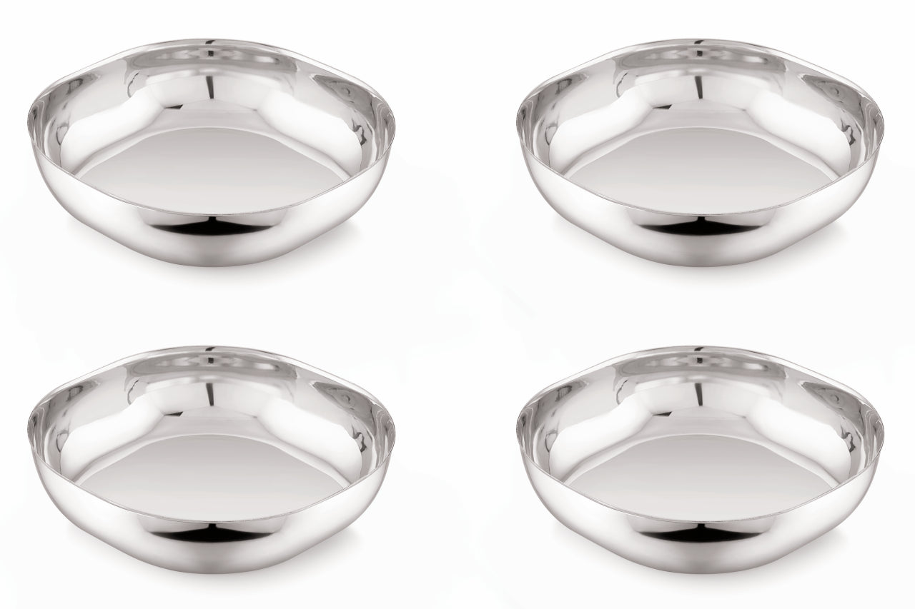 Snack / Chaat Plates | Pack of 4 & 6