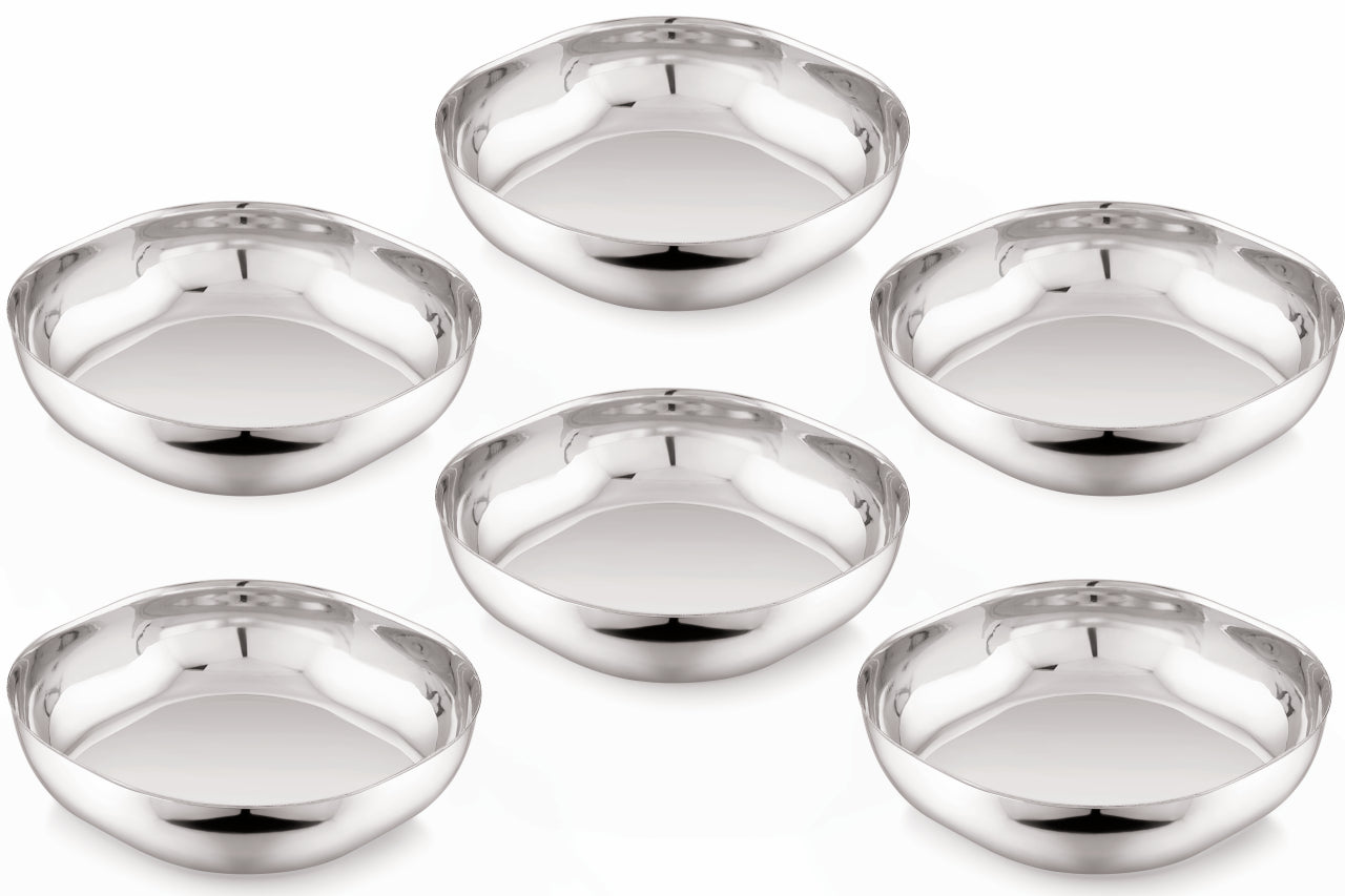 Snack / Chaat Plates | Pack of 4 & 6