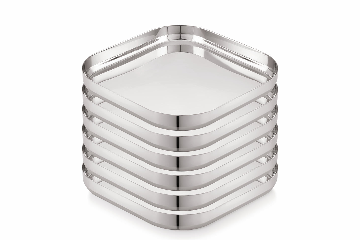 Deep Square Plates | Pack of 4 & 6