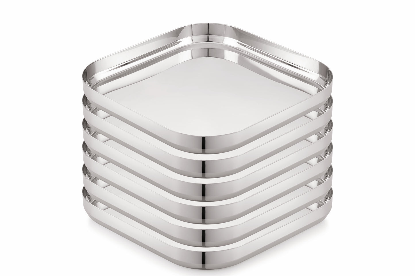 Deep Square Plates | Pack of 4 & 6