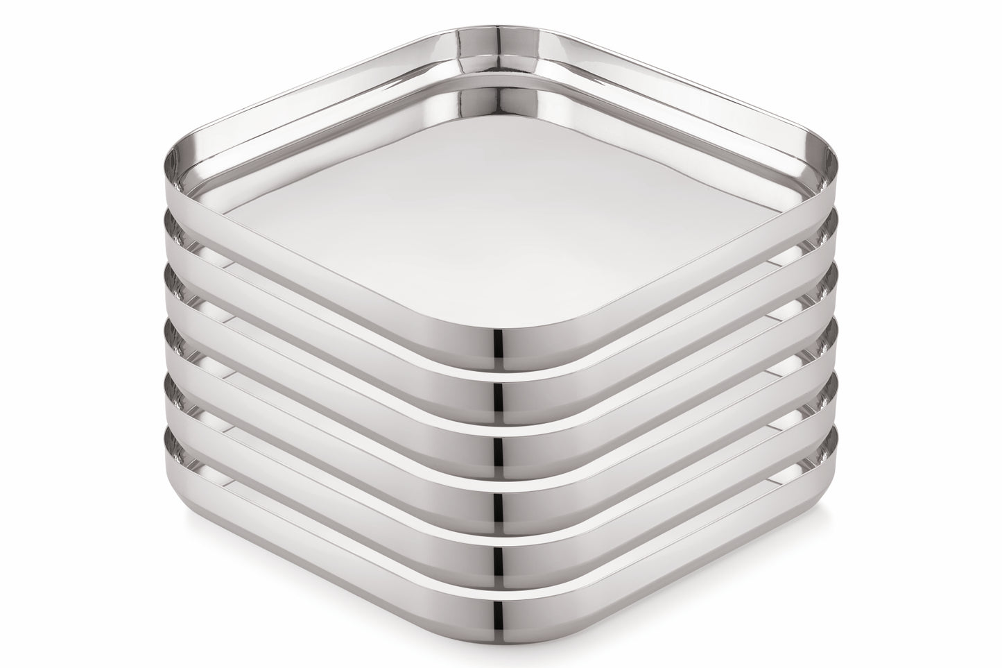 Deep Square Plates | Pack of 4 & 6