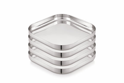 Deep Square Plates | Pack of 4 & 6