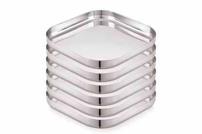 Deep Square Plates | Pack of 4 & 6