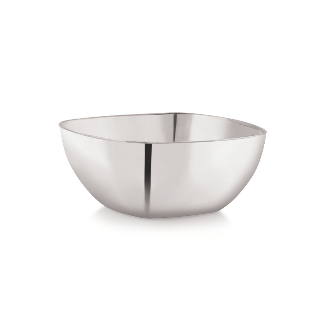 Stainless Steel Square Deep Bowls (Vatis) | Pack of 6