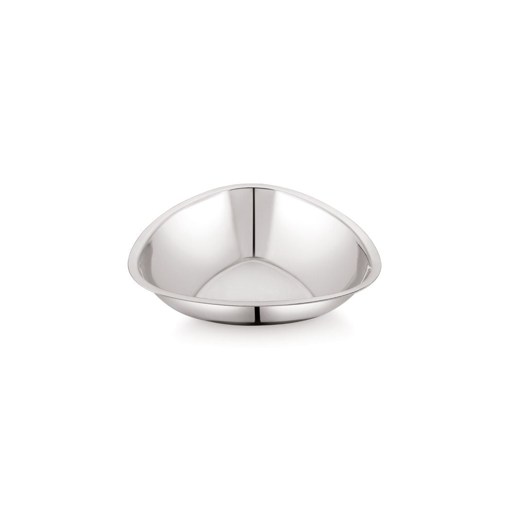 Stainless Steel Triangle Bowls (Vatis) | Pack of 6