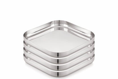 Deep Square Plates | Pack of 4 & 6