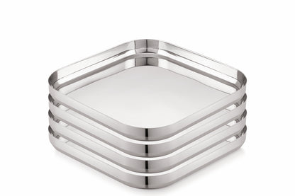 Deep Square Plates | Pack of 4 & 6