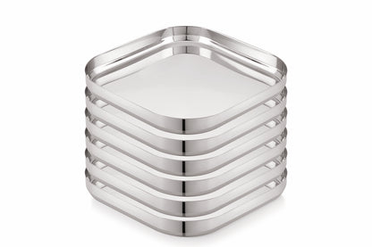 Deep Square Plates | Pack of 4 & 6