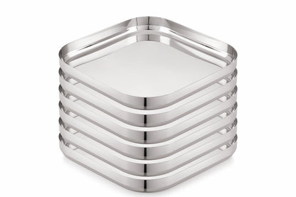 Deep Square Plates | Pack of 4 & 6