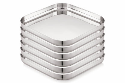 Deep Square Plates | Pack of 4 & 6